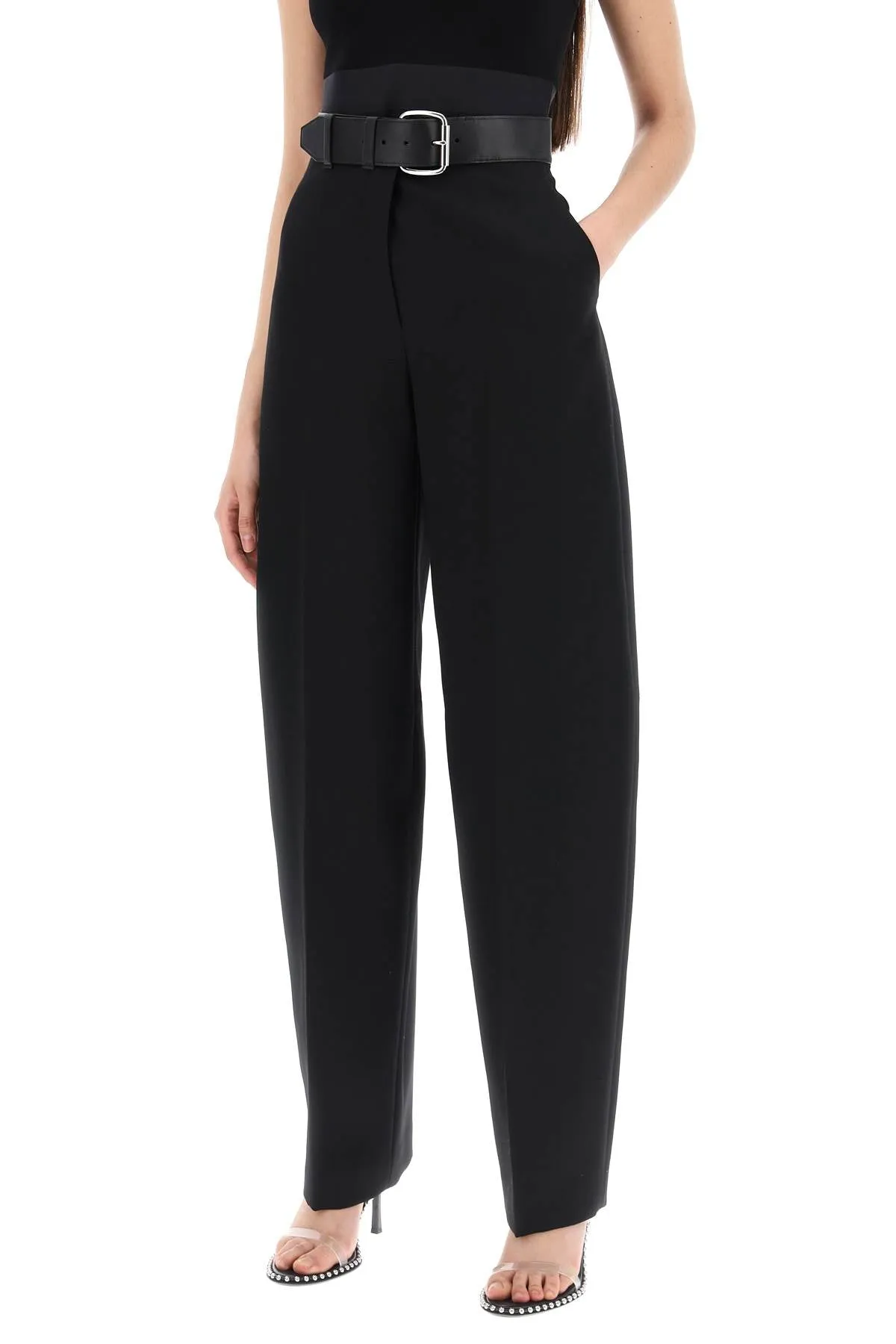 Alexander Wang Pants With Integrated Belt (Size - 8)