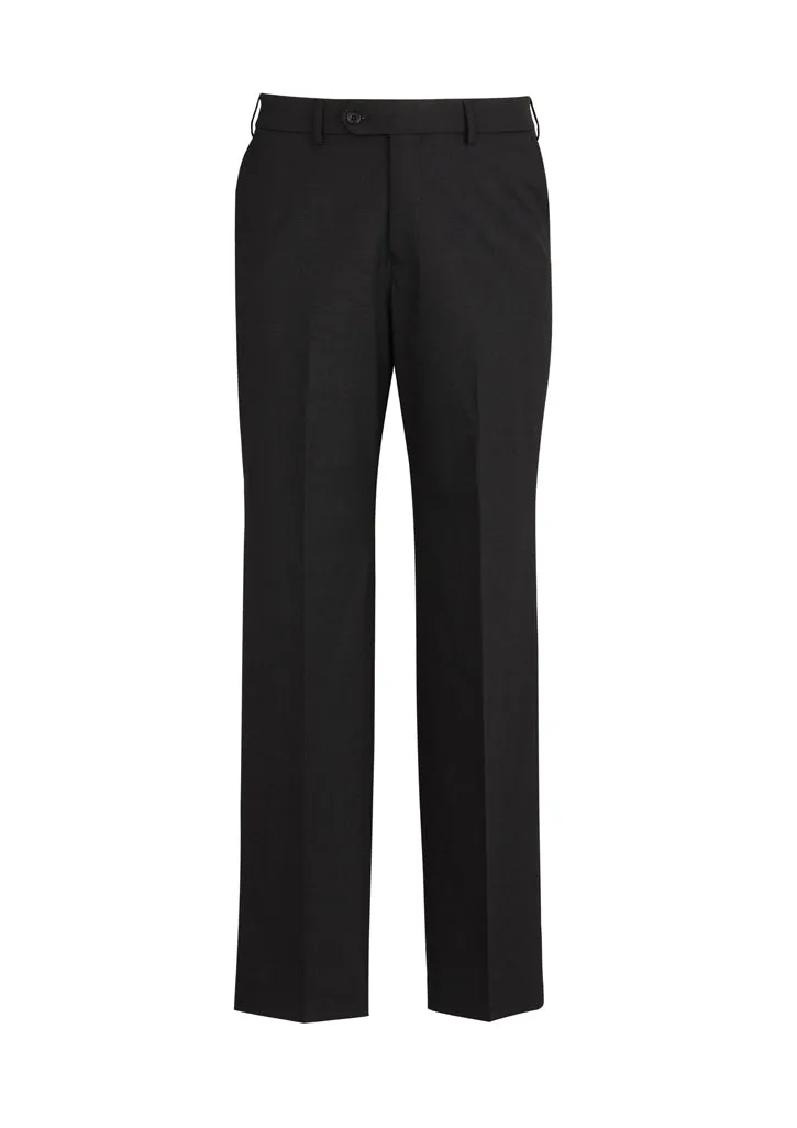 Biz Corporates Mens Comfort Wool Stretch Flat Front Pant (74012)