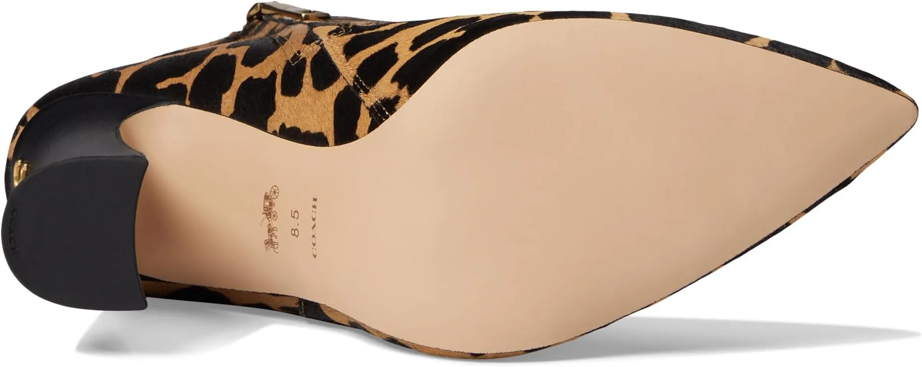 Carter Haircalf Bootie COACH, leopard