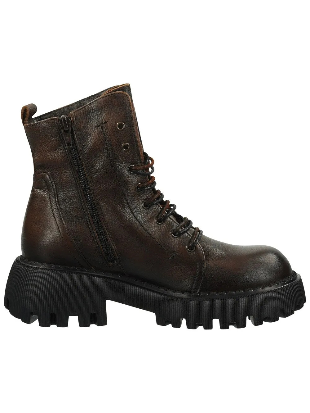 FELMINI lace-up ankle boots, cognac