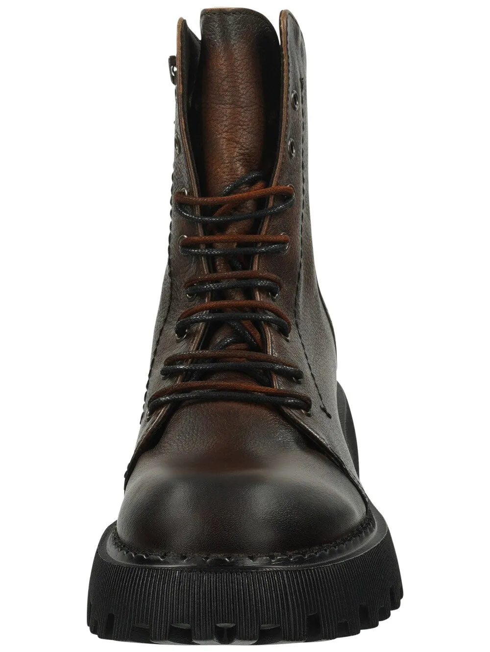 FELMINI lace-up ankle boots, cognac
