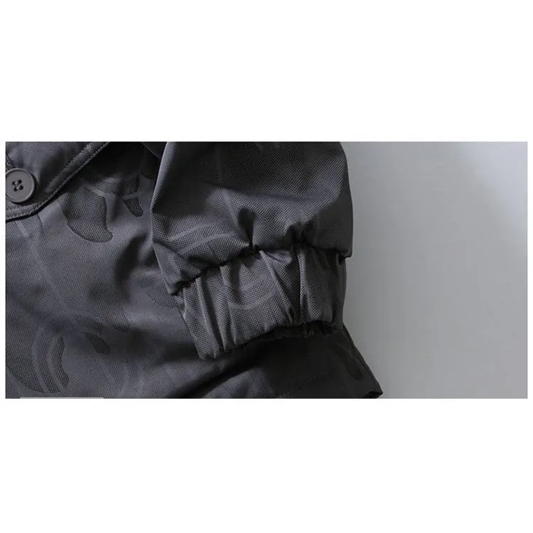 Hooded White Duck Down Thickened Bellows Pocket Down Jacket