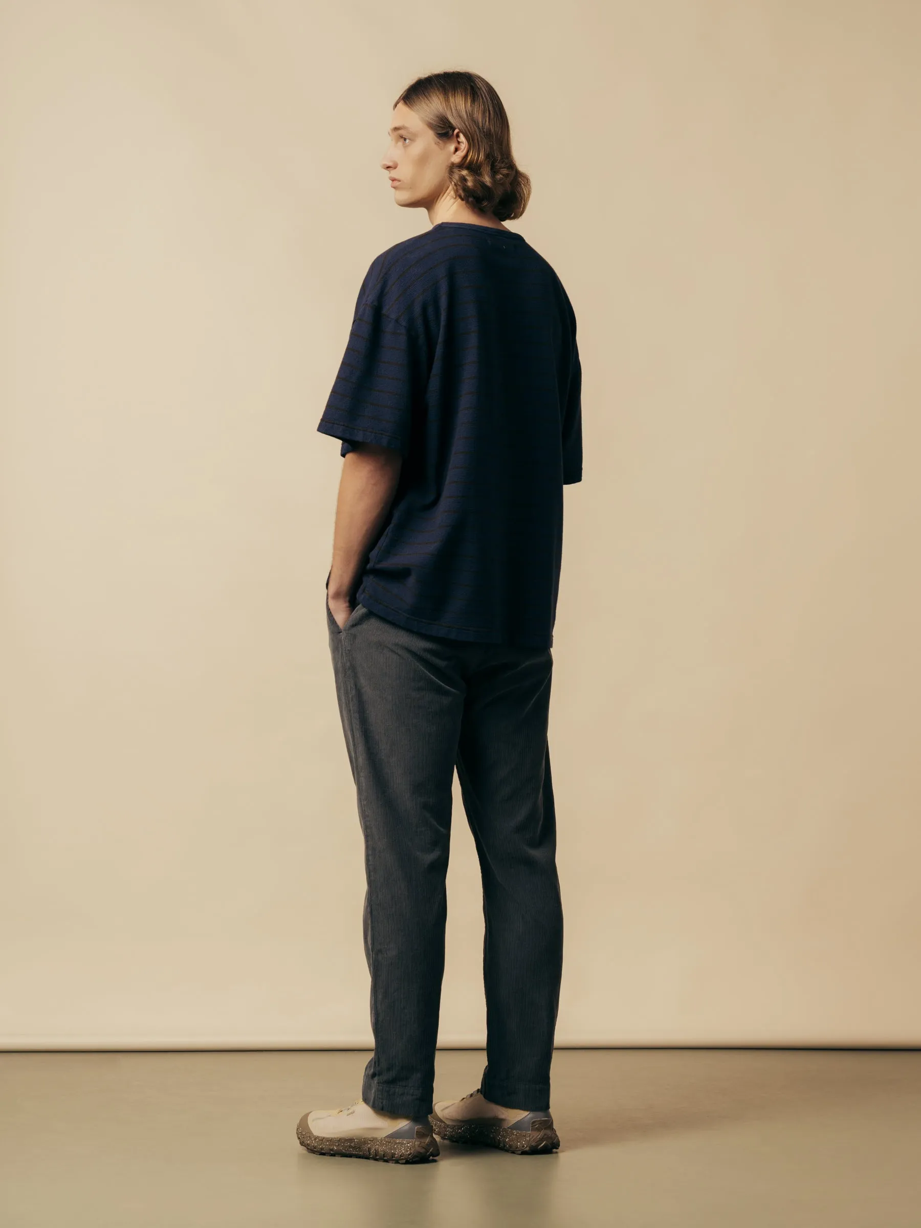 Inverness Trouser In Charcoal 12W Cotton Corduroy