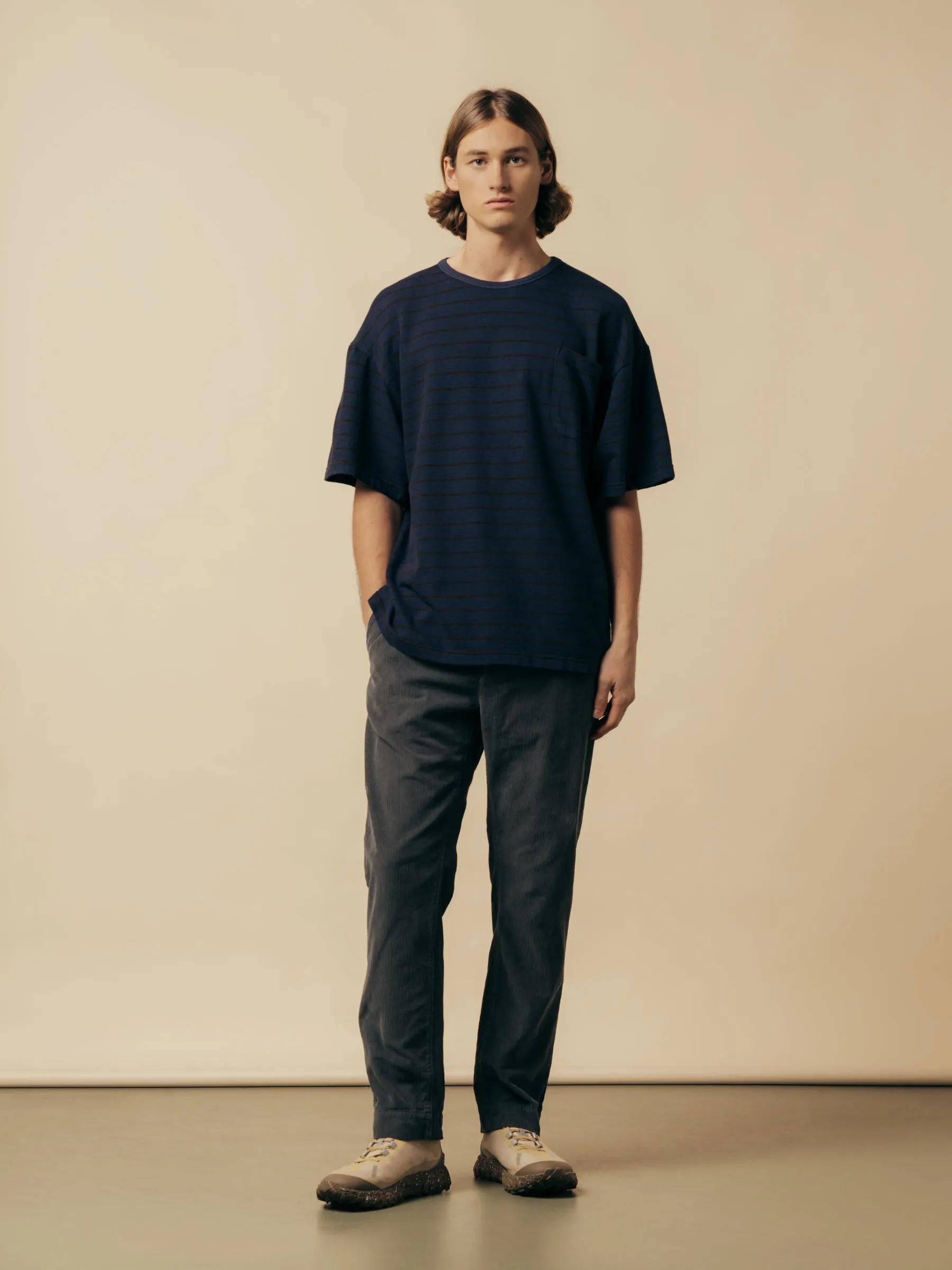 Inverness Trouser In Charcoal 12W Cotton Corduroy