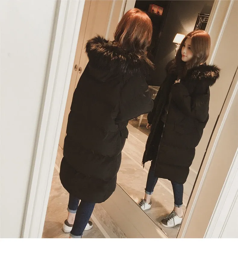 Manteau Coréen Long Rembourré