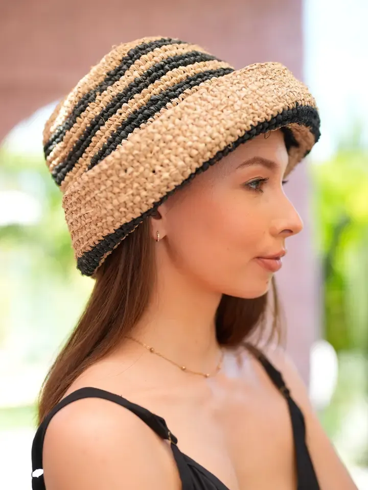 Millie Handwoven Raffia Hat