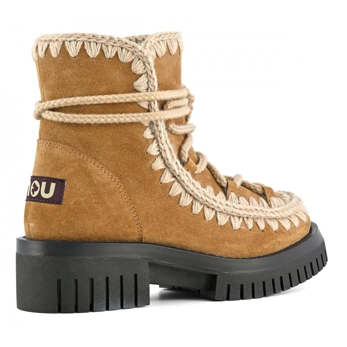 MOU - Eskimo Combat Scoubidoo Lace in Cognac