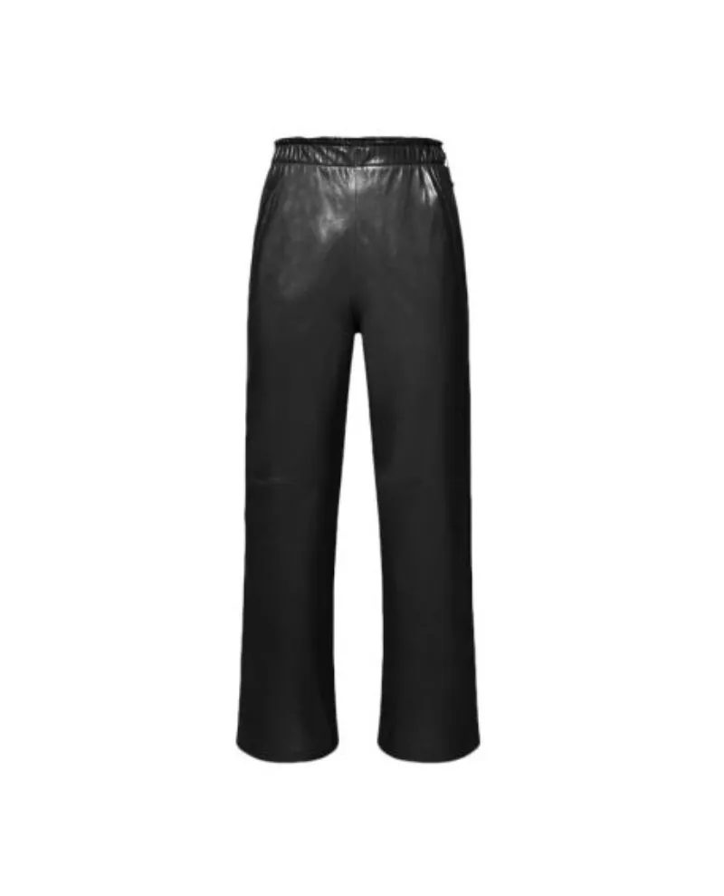 Oakwood Uranus Black Leather Trousers