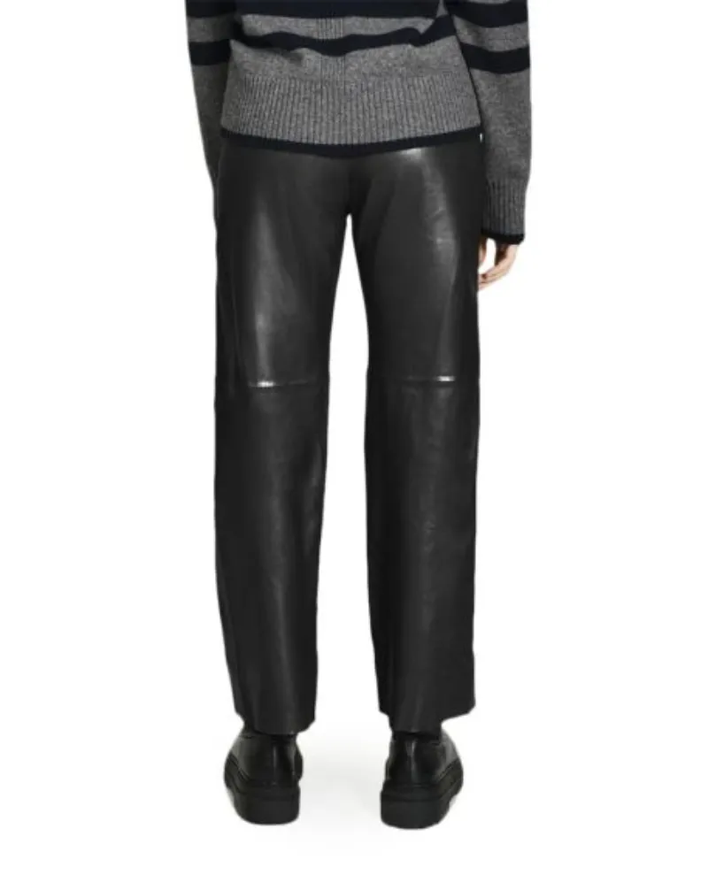 Oakwood Uranus Black Leather Trousers