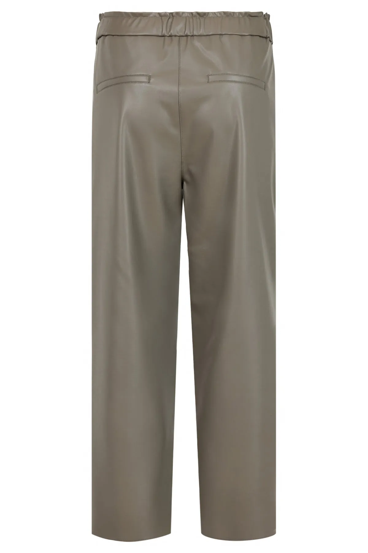 Stylish Robell Kati Faux Leather Trousers in Elegant Mocha or Classic Black - Perfect for Any Occasion