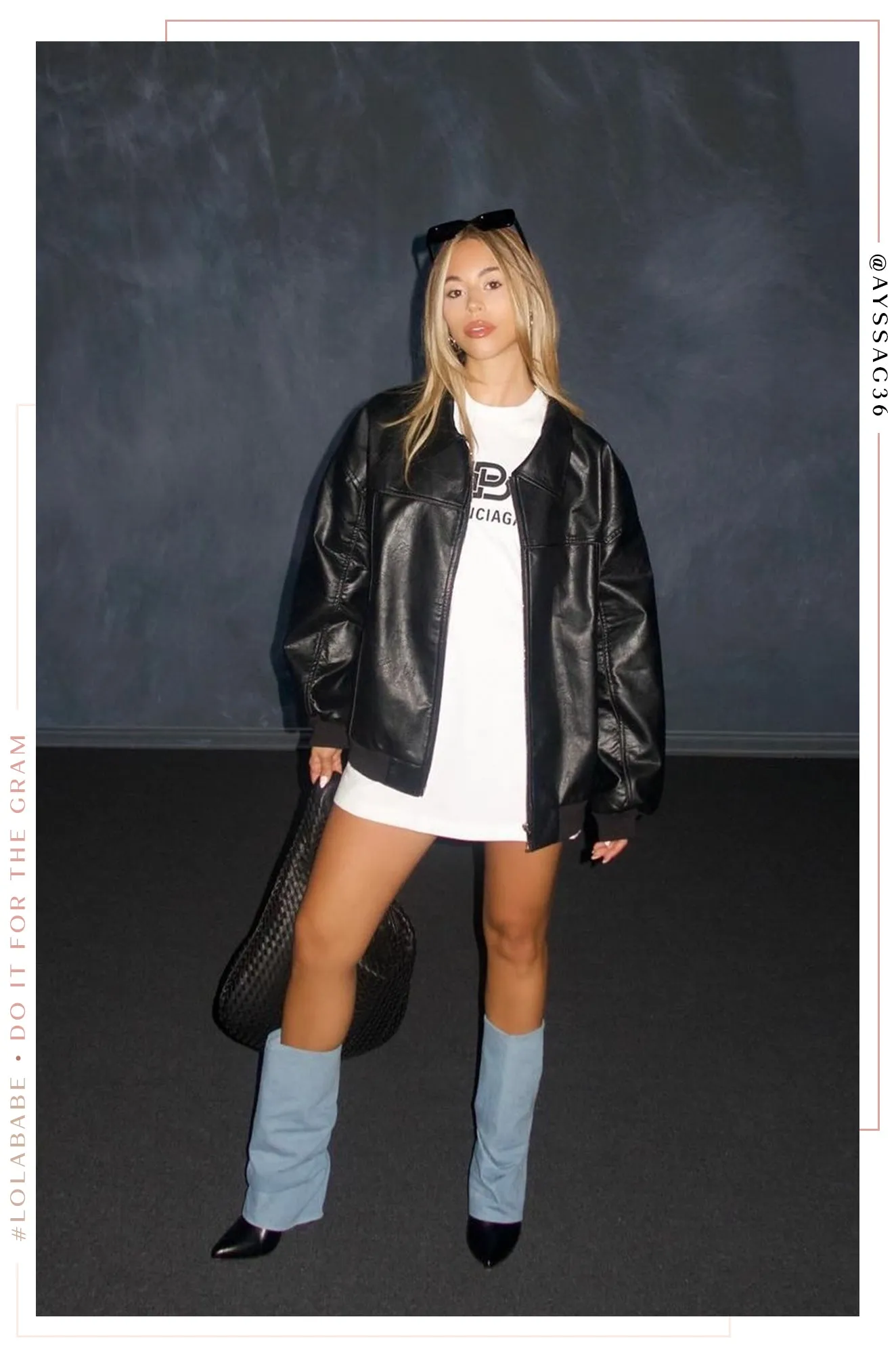 Samantha Denim Heel Boots - Denim