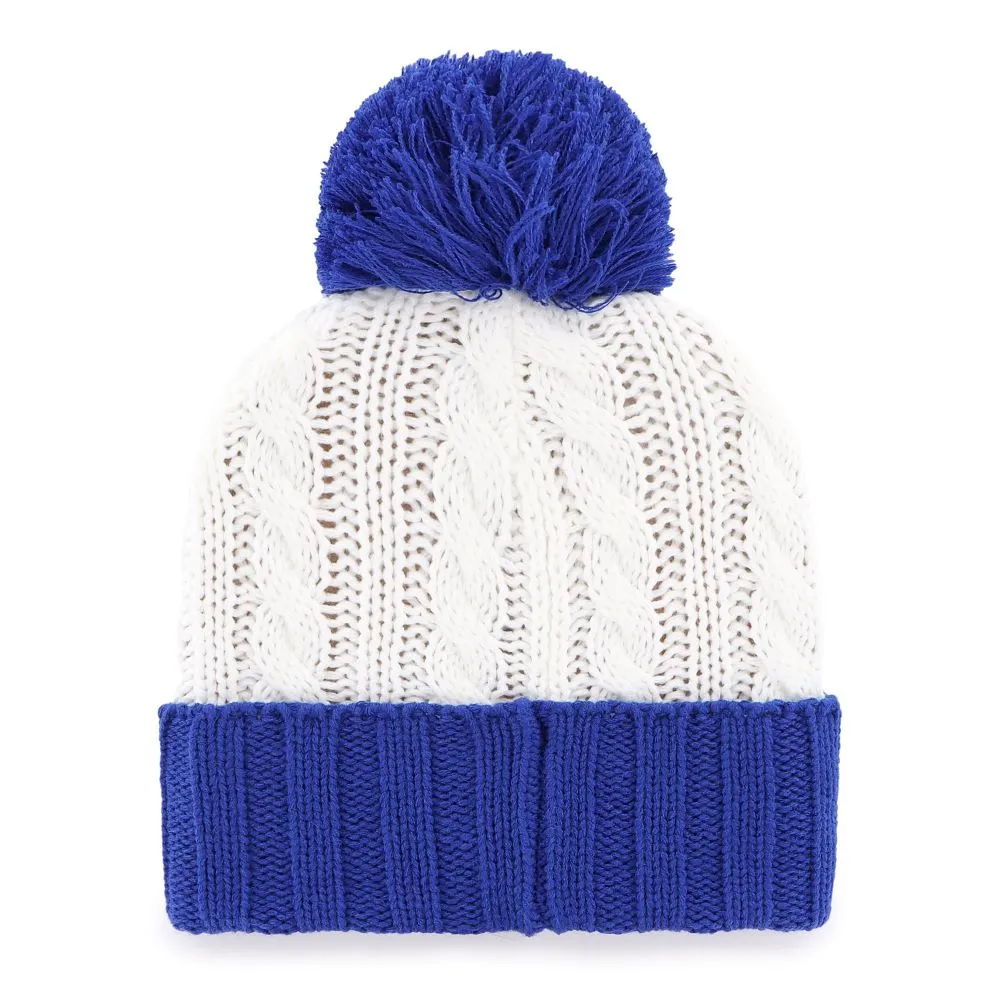 ST. LOUIS BLUES '47 LADIES NOTE FIRESIDE POM KNIT - ROYAL/WHITE