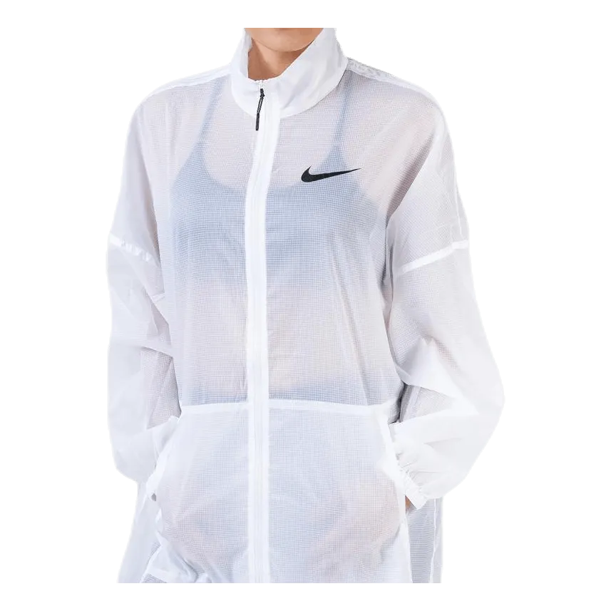 Swoosh Woven Jacket White/Black
