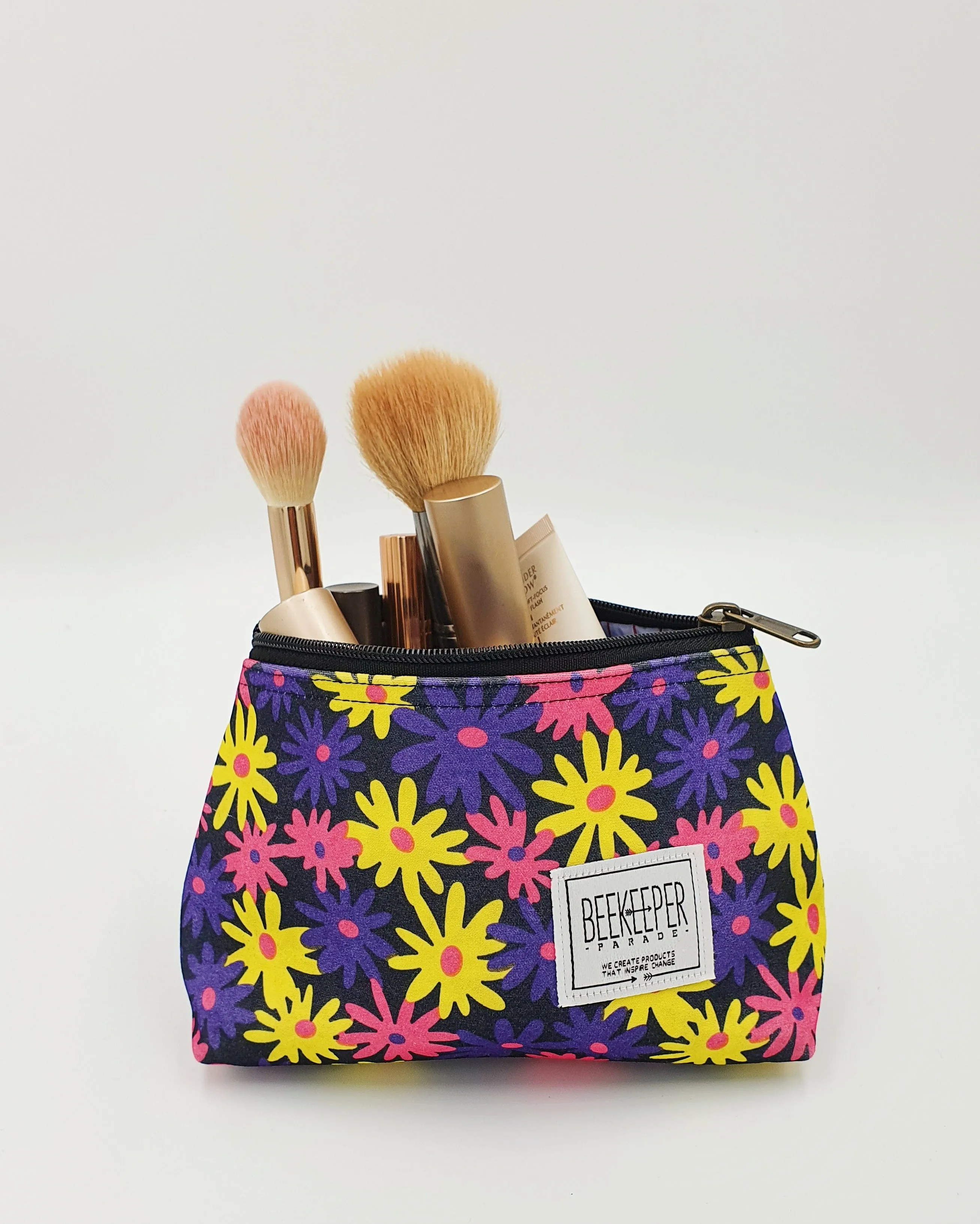 The Panda Chocolate 🍫 Corduroy Small Toiletry   Makeup Bag