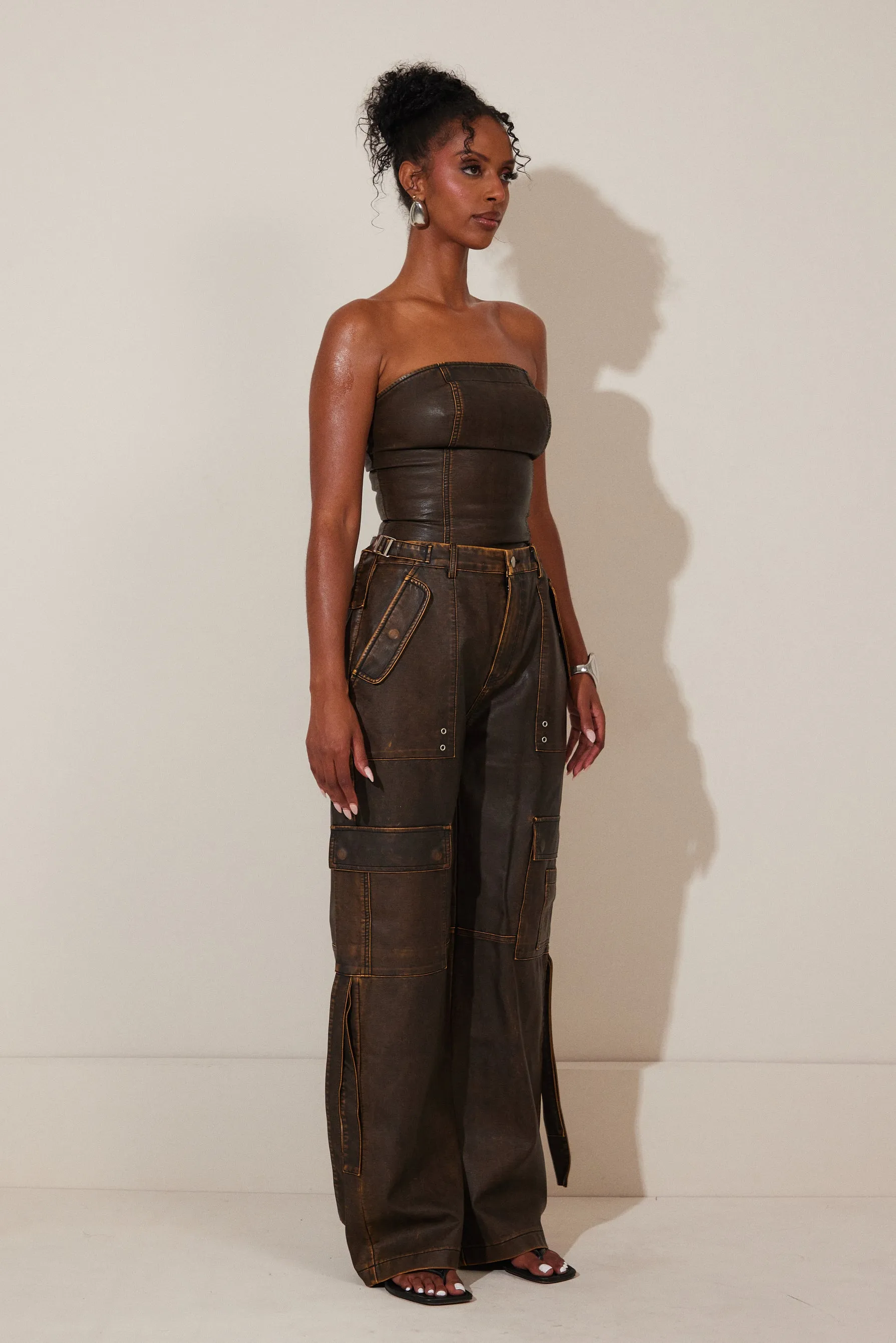 The Zeda Cargos - Brown Wash